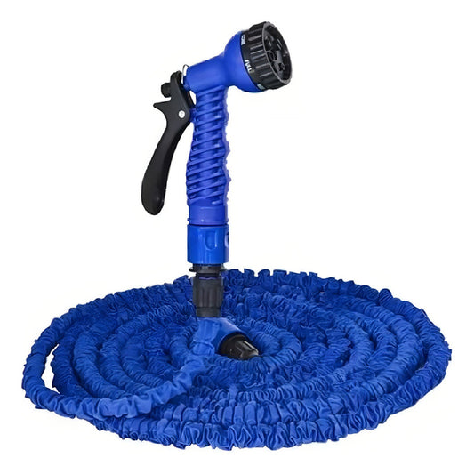 Manguera Expandible 30m Azul para Riego y Limpieza