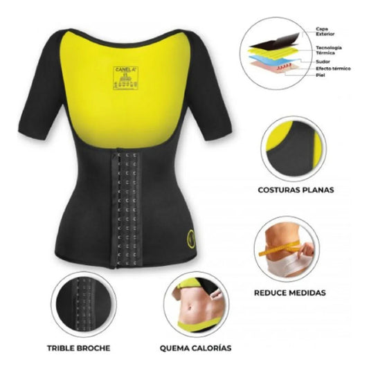 Chaleco Faja Reductora Térmica Neopreno para Mujer - Talla S