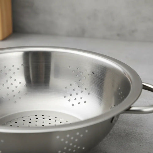 Colador Escurridor Acero Inoxidable Profesional Cocina