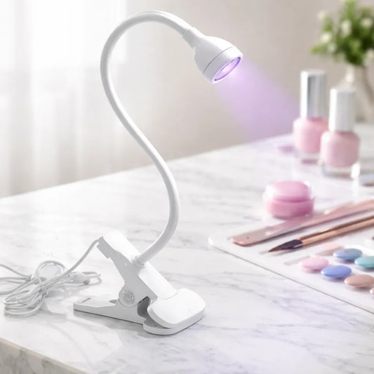 Lámpara Uv Para Uñas Press On Con Clip Flexible Usb