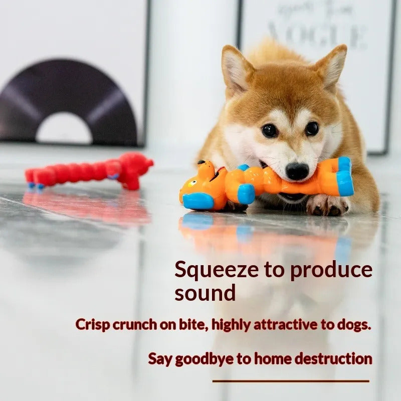 Juguete interactivo para perros chirriante