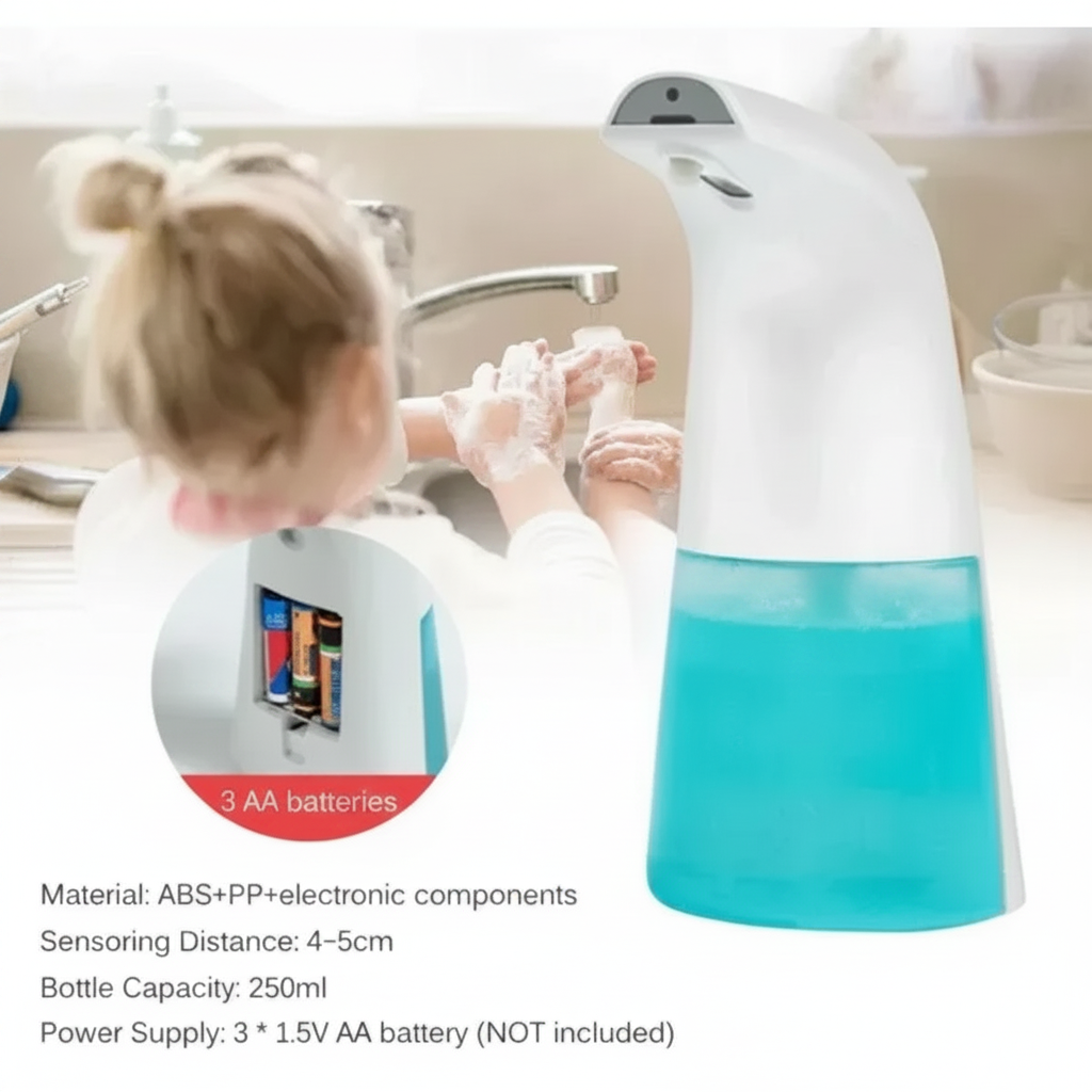 Dispensador Automático De Jabón Espuma Con Sensor Infrarrojo