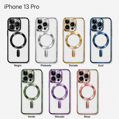 Funda Magnética MagSafe Mate para iPhone 13-Pro, 15 y 17-Pro Max