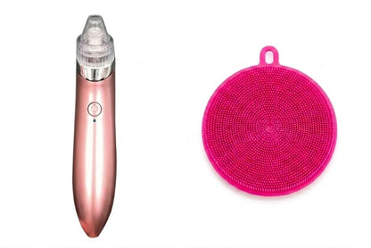 Extractor de puntos negros y limpiador de succión + esponijlla silicona (obsequio)
