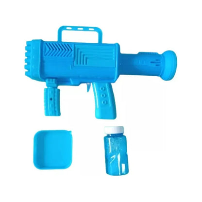 Pistola De Burbujas Juguete Para Niños Con 34 Agujeros