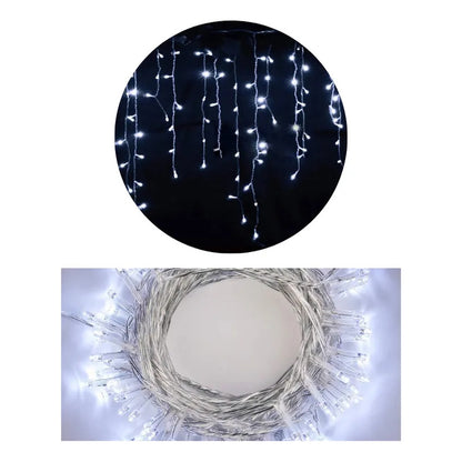 Cortina LED Navideña 3x0.45 Metros - 100 Luces Disho