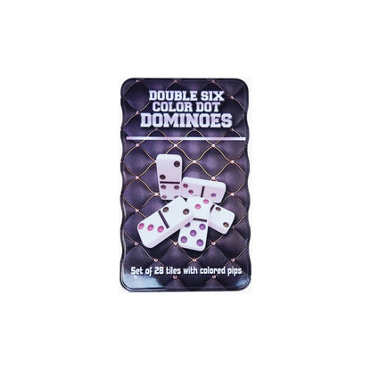 Dominó Clásico Doble 6 - Juego de Mesa con Estuche Metálico