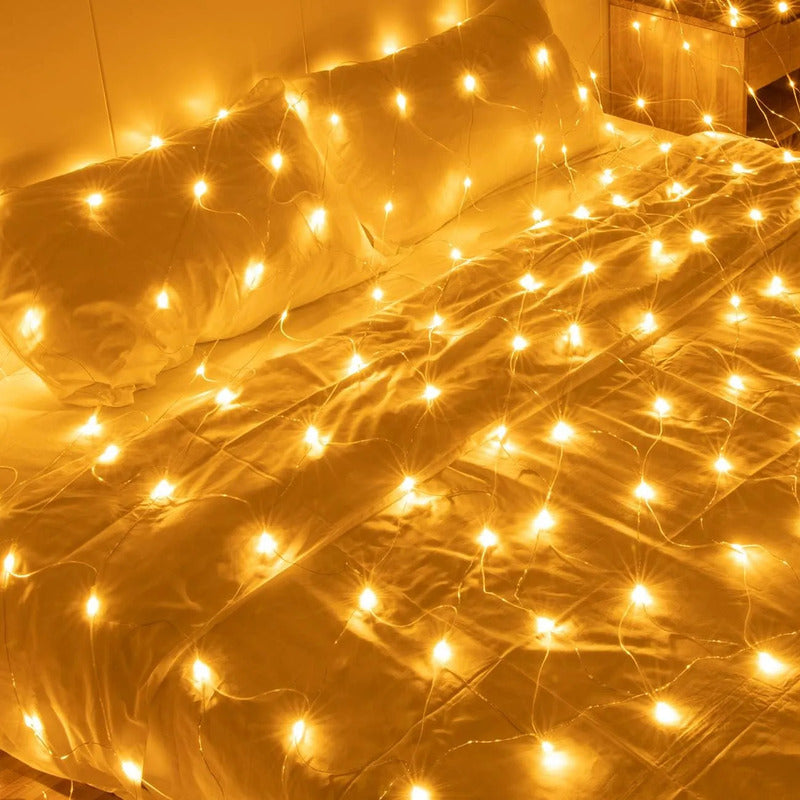 Malla 300 Luces LED Decorativas para Navidad 1.50 Mts