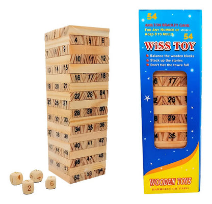 Combo de Cartas Uno y Jenga Juego Familiar