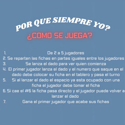 Juego de Mesa ¿Por Qué Siempre Yo? Diversión en Familia