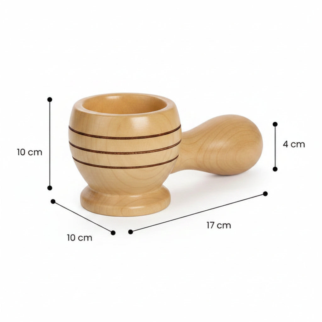 Kit De Maderoterapia Copa Sueca Y Tabla Moldeadora Madera Madera