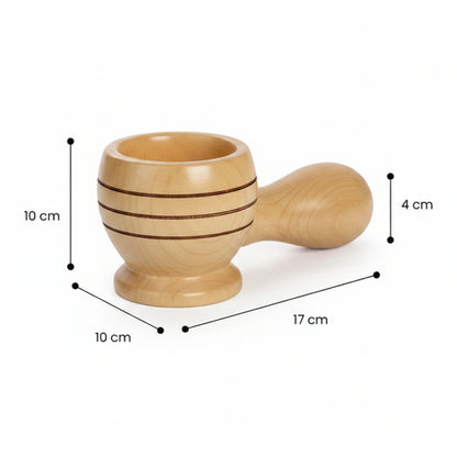Kit De Maderoterapia Copa Sueca Y Tabla Moldeadora Madera Madera