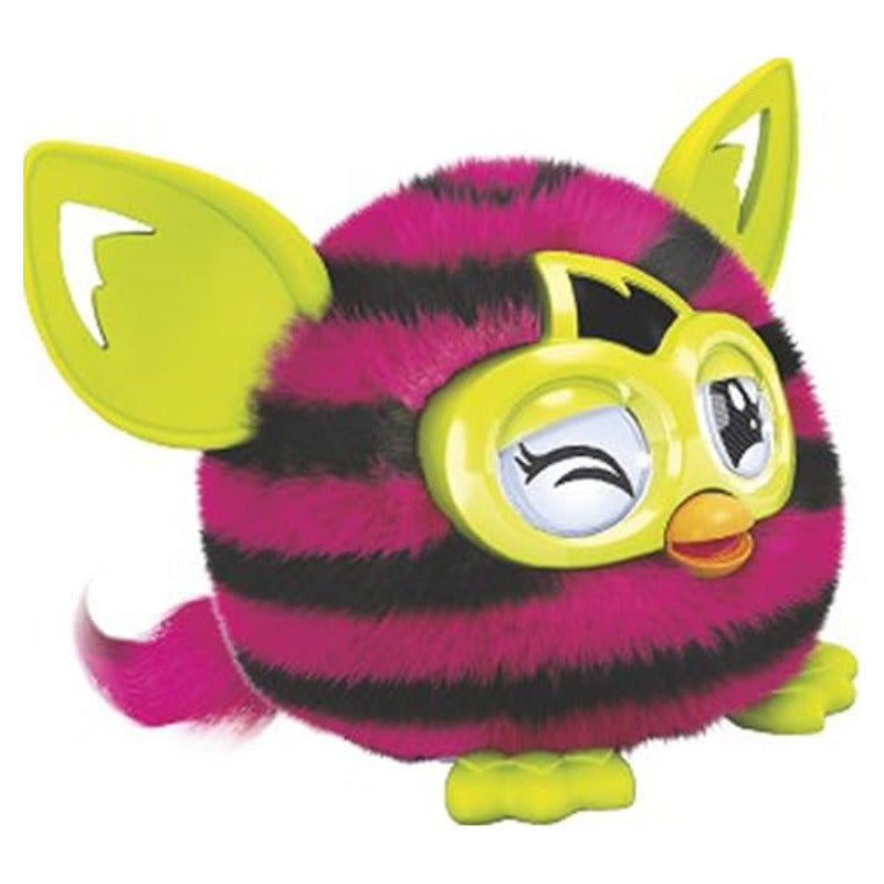 Mascota Virtual Furby Morado y Negro - Juguete Interactivo