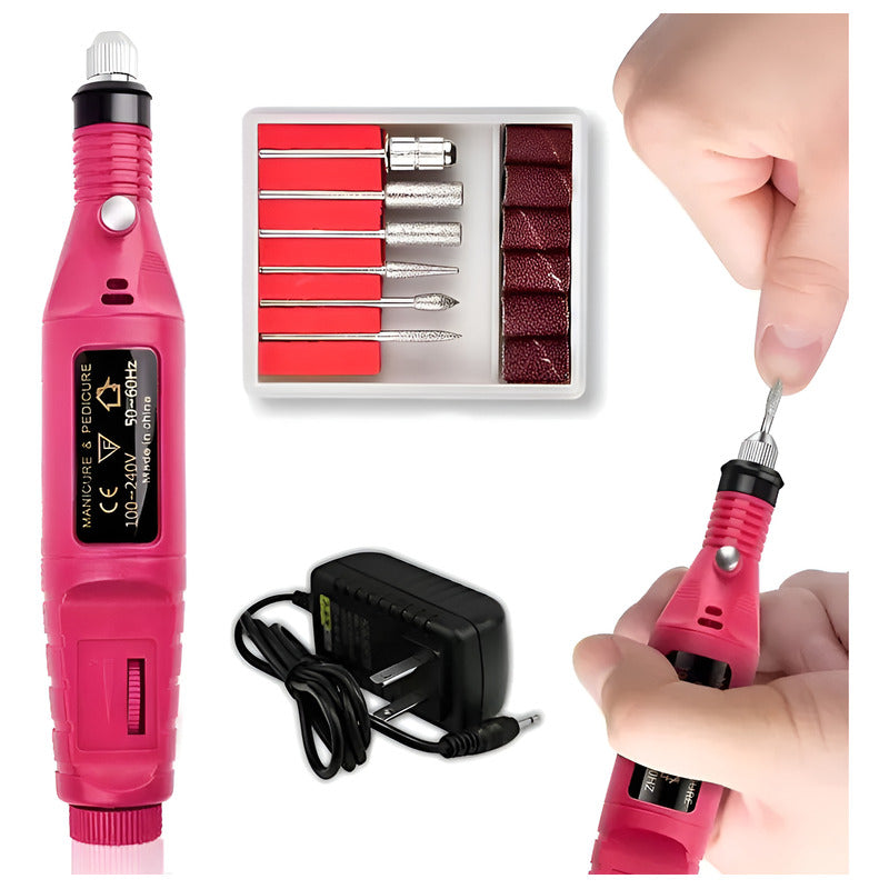 Pulidor Eléctrico para Uñas Acrílicas y Gel UV Profesional