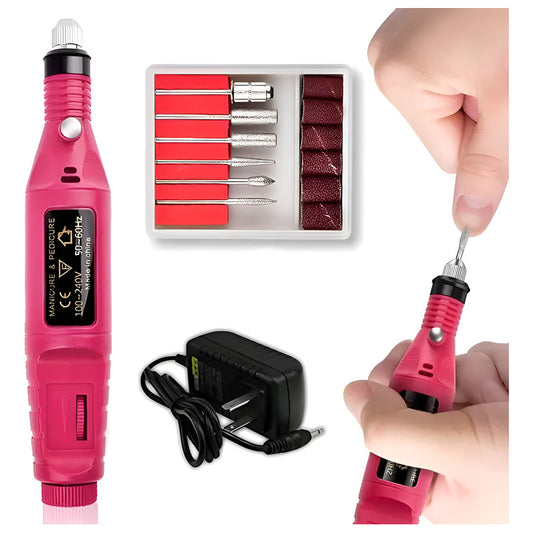 Pulidor Eléctrico para Uñas Acrílicas y Gel UV Profesional