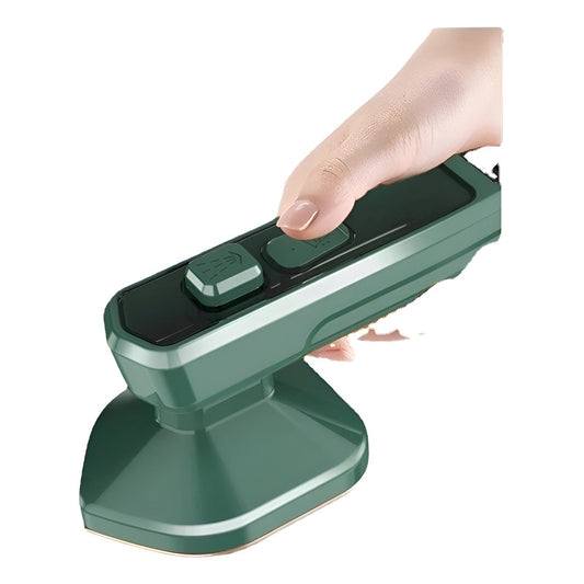 Plancha Portátil A Vapor Viajera Mini Verde para Ropa