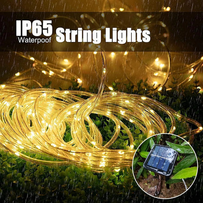 Manguera Solar de Navidad 100 LEDs 10 Metros Multicolor
