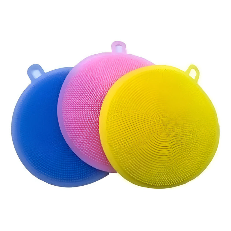 Kit de 2 Esponjas de Silicona Reutilizables para Lavaplatos