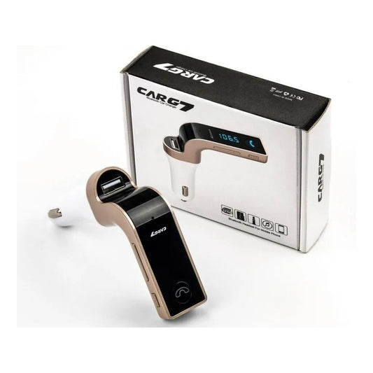 Receptor Bluetooth Cargador USB Auto FM Manos Libres CARG7