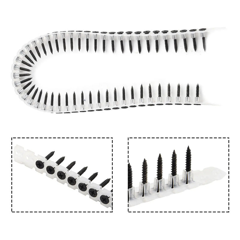 Tornillos en Cinta para Drywall 25mm Automático X100 Und