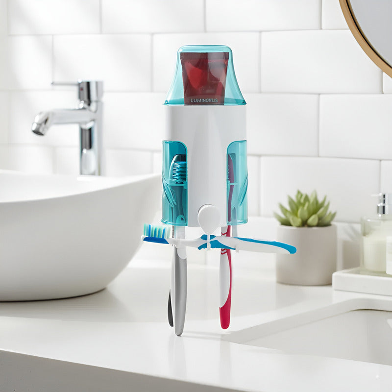 Dispensador de Crema Dental para 4 Cepillos - Disho