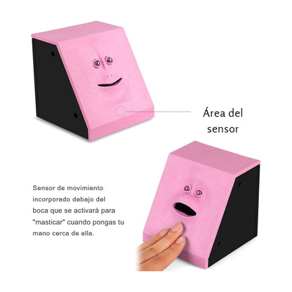 Alcancía Robot Monedero Rosa - Divertido Ahorro para Niños