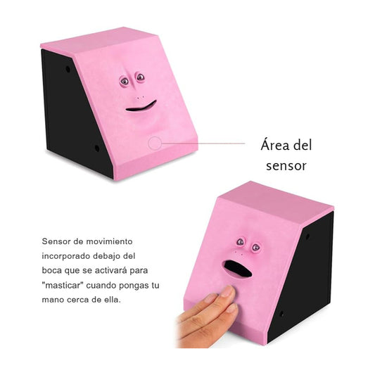 Alcancía Robot Monedero Rosa - Divertido Ahorro para Niños