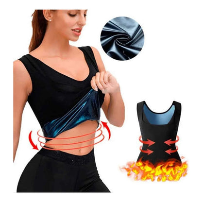 Camisilla-Faja Reductora Térmica Efecto Sauna Talla L