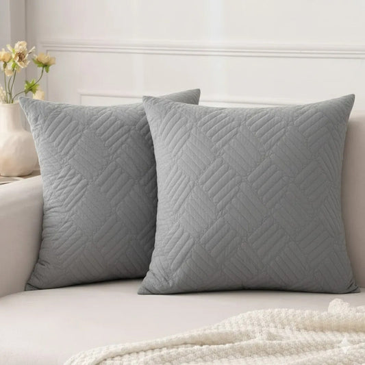 Funda Para Cojín 45x45 Cm Gris - Estilo y Confort