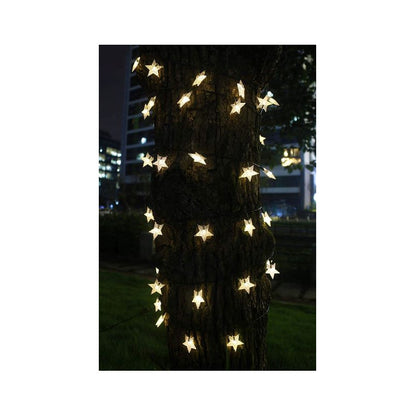 Guirnalda Solar de Luces de Estrella para Exteriores 50 LED
