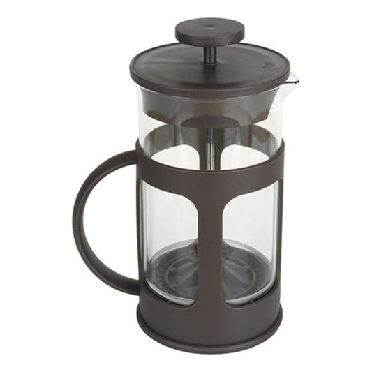 Cafetera Prensa Francesa Émbolo Manual Vidrio 350ml Negro