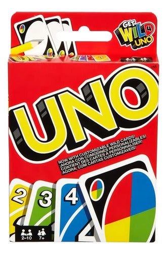 Combo Juegos de Mesa UNO y Cartas Poker Royal