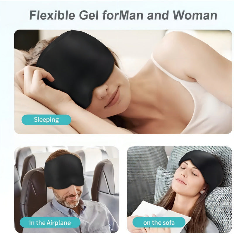 Gorro de Gel Frío y Calor para Alivio de Migraña y Estrés