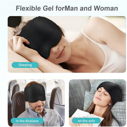 Gorro de Gel Frío y Calor para Alivio de Migraña y Estrés