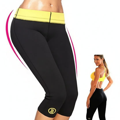Licra Capri Leggins Faja Reductora Sauna Hot Shapers Disponible S