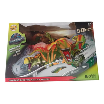 Pista Dinosaurio T Rex Veloz Wheels HM-008 - 50 Piezas