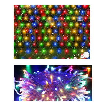 Malla de 100 Luces LED Decorativas para Navidad - 1.3 Metros