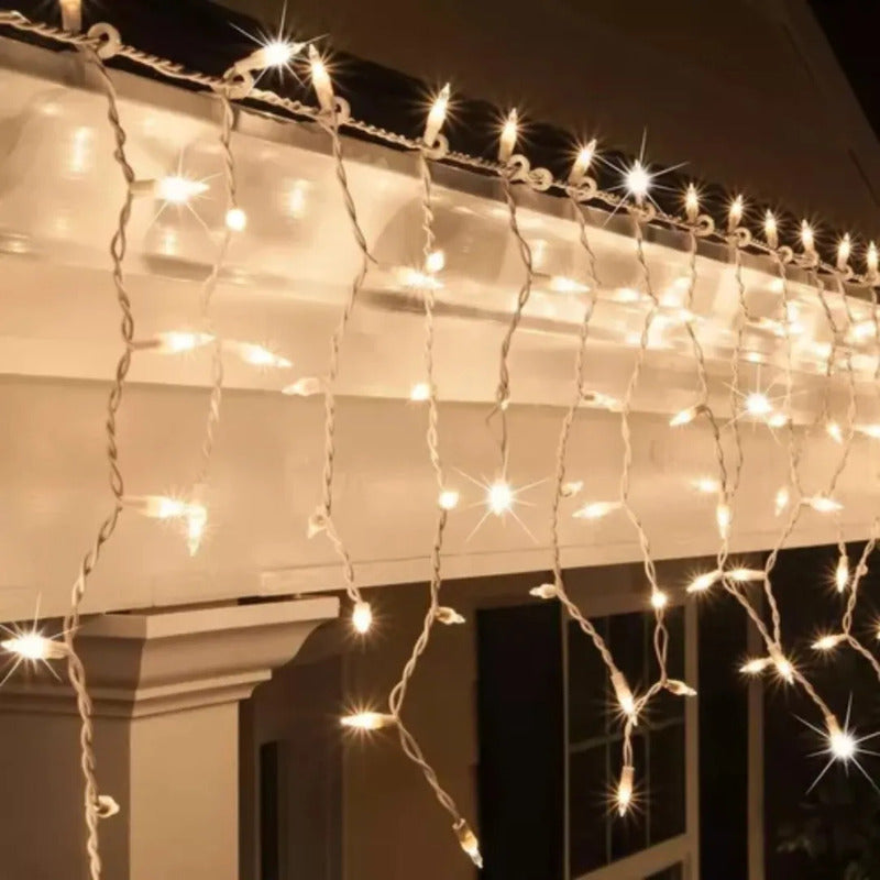 Cortina LED Navideña 3x0.45 Metros - 100 Luces Disho