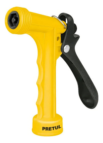 Pistola De Riego Metálica Ajustable Para Manguera