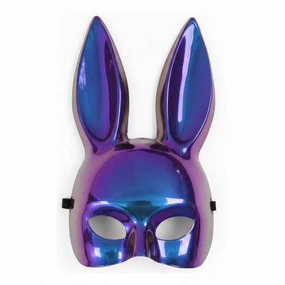 Antifaz Tornasol Máscara Conejo Cosplay Halloween Unisex Tornasol