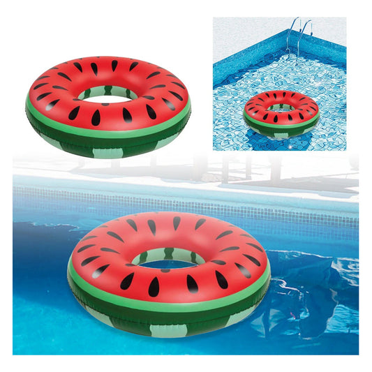 Flotador Inflable Sandía 120cm para Piscina y Playa