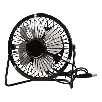 Mini Ventilador Portátil USB para Oficina Personal Negro
