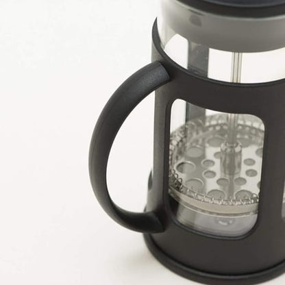Cafetera Prensa Francesa Émbolo Manual Vidrio 350ml Negro