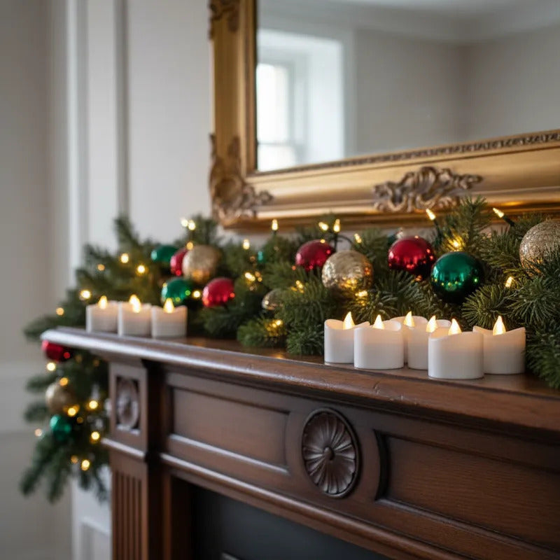 Velas LED Decorativas Pequeñas para Fiestas y Bodas - 24 Unidades