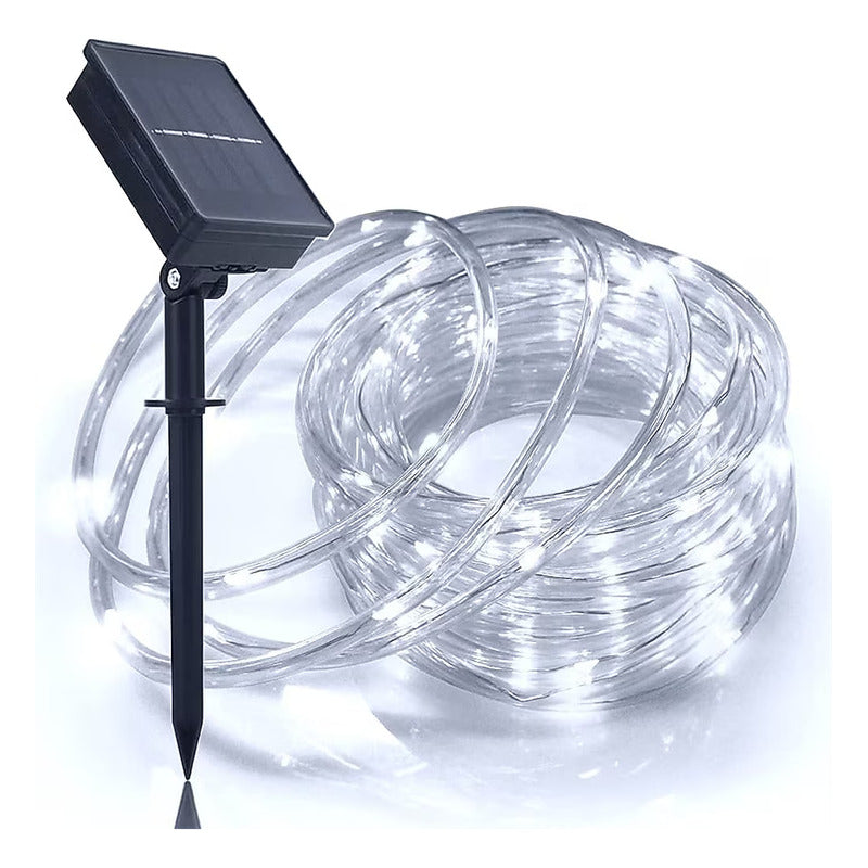 Manguera Solar de Navidad 100 LEDs 10 Metros Multicolor