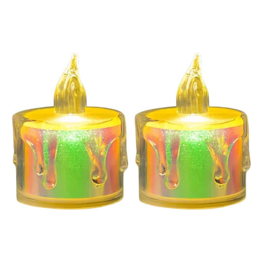 Velas LED Decorativas Cálido X24 para Fiestas y Bodas