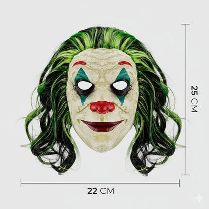 Mascara Guasón Látex Payaso Disfraz Halloween Disponible