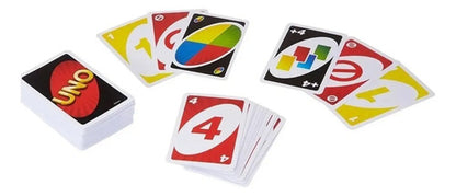 Combo Juegos de Mesa UNO y Cartas Poker Royal