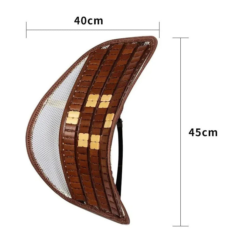 Cojín Ergonómico para Sillas - Soporte Lumbar de Bambú
