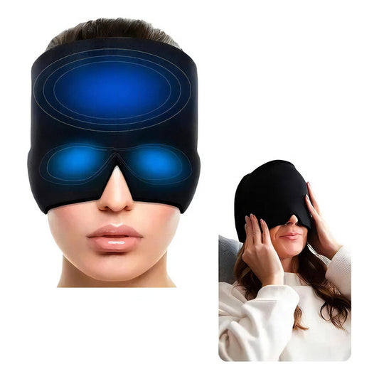 Gorro de Gel Frío y Calor para Alivio de Migraña y Estrés